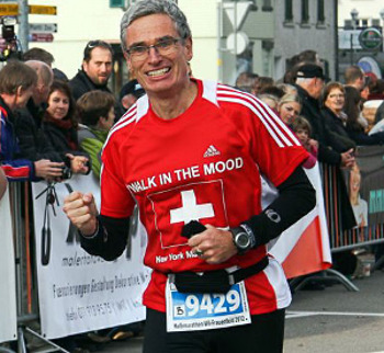 Martin Schaf beim Marathon